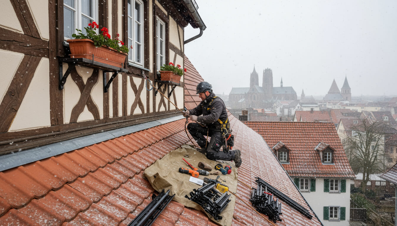 Schneefanggitter nachrüsten